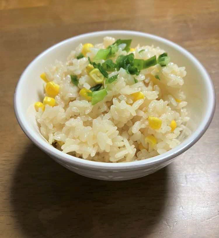 甘さ引き立つ！とうもろこしごはん