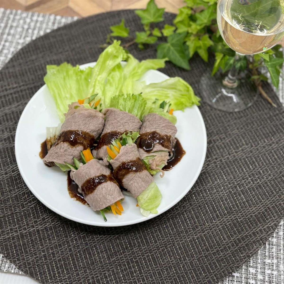 野菜の肉巻き