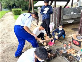 野外体験活動の様子