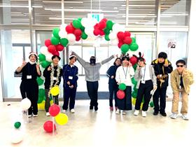 町子ども会大会でのバルーンアート製作