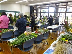 お正月用フラワーアレンジ